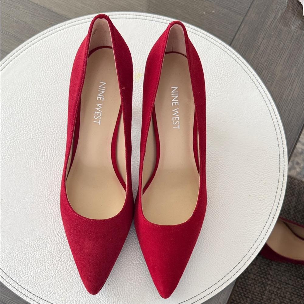 Nine West Bold Red Heels. 6M